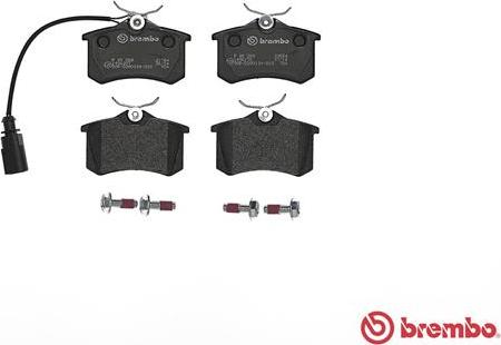 Brembo P 85 058 - Тормозные колодки, дисковые, комплект unicars.by