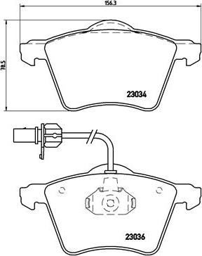 BOSCH 986424537 - Тормозные колодки, дисковые, комплект unicars.by