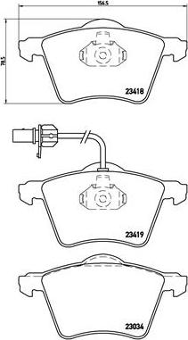 Brembo P85062N - Тормозные колодки, дисковые, комплект unicars.by