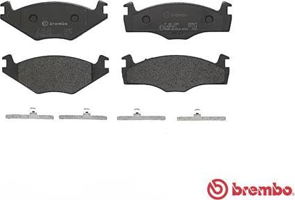 Brembo P 85 005 - Тормозные колодки, дисковые, комплект unicars.by