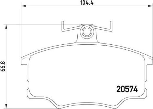 Brembo P 85 010 - Тормозные колодки, дисковые, комплект unicars.by