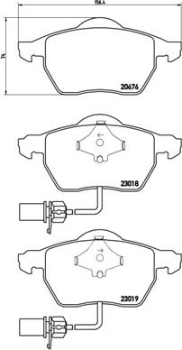 Brembo P 85 085 - Тормозные колодки, дисковые, комплект unicars.by