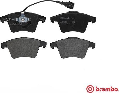 Brembo P 85 081 - Тормозные колодки, дисковые, комплект unicars.by