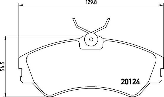 Brembo P 85 028 - Тормозные колодки, дисковые, комплект unicars.by