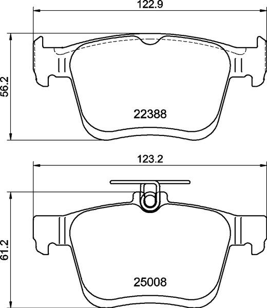 Brembo P 85 191 - Тормозные колодки, дисковые, комплект unicars.by