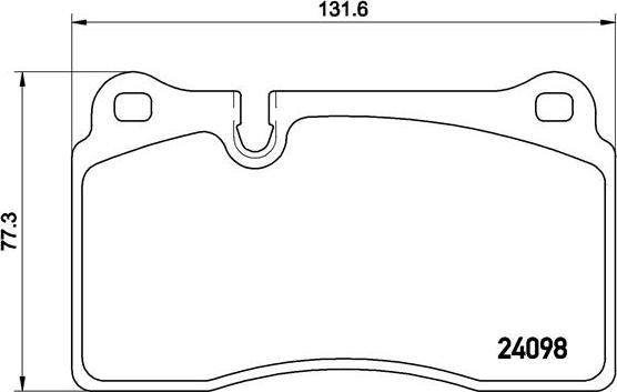 Brembo P 85 116 - Тормозные колодки, дисковые, комплект unicars.by