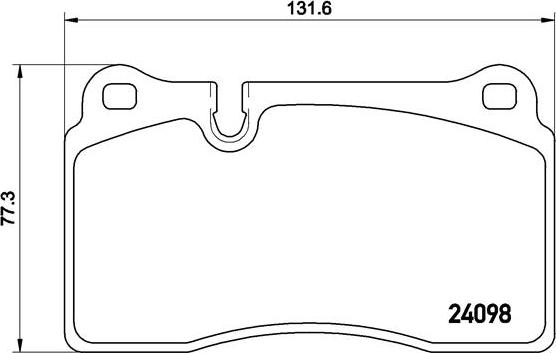 Brembo P 85 110 - Тормозные колодки, дисковые, комплект unicars.by