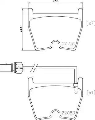 Brembo P 85 139 - Тормозные колодки, дисковые, комплект unicars.by