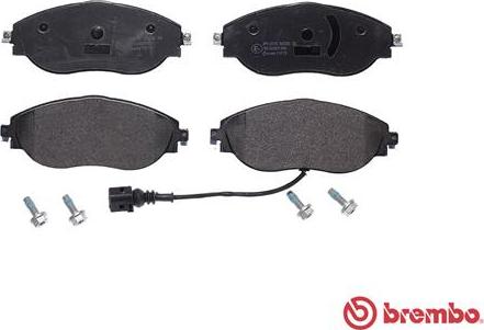 Brembo P 85 131 - Тормозные колодки, дисковые, комплект unicars.by