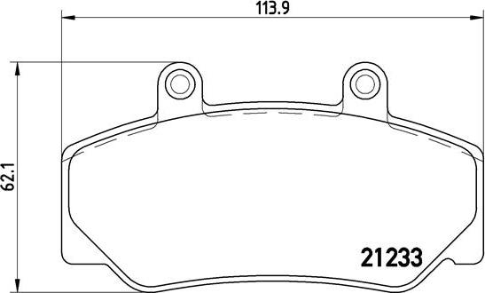 Brembo P 86 006 - Тормозные колодки, дисковые, комплект unicars.by