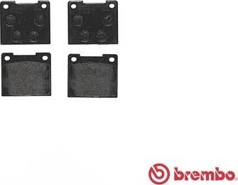 Brembo P 86 001 - Тормозные колодки, дисковые, комплект unicars.by