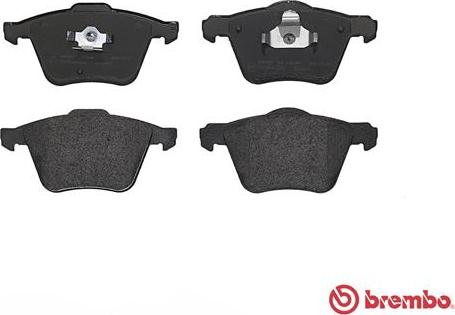 Brembo P 86 018 - Тормозные колодки, дисковые, комплект unicars.by