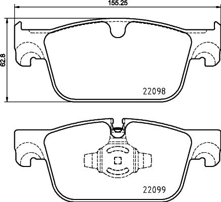 Brembo P 86 028 - Тормозные колодки, дисковые, комплект unicars.by