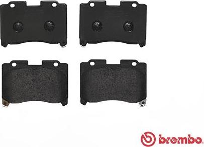 Brembo P 83 090 - Тормозные колодки, дисковые, комплект unicars.by