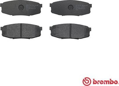 Brembo P 83 098 - Тормозные колодки, дисковые, комплект unicars.by