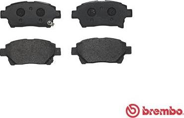 Brembo P 83 097 - Тормозные колодки, дисковые, комплект unicars.by