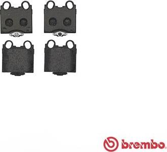 Brembo P 83 045 - Тормозные колодки, дисковые, комплект unicars.by