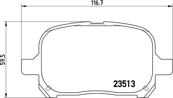 Brembo P 83 040 - Тормозные колодки, дисковые, комплект unicars.by