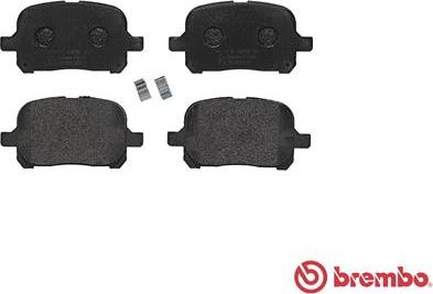 Brembo P 83 040 - Тормозные колодки, дисковые, комплект unicars.by