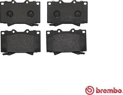 Brembo P 83 048 - Тормозные колодки, дисковые, комплект unicars.by