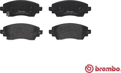 Brembo P 83 042 - Тормозные колодки, дисковые, комплект unicars.by