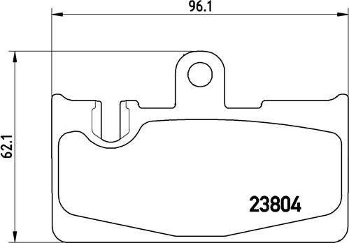 Brembo P 83 059 - Тормозные колодки, дисковые, комплект unicars.by