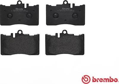 Brembo P 83 058 - Тормозные колодки, дисковые, комплект unicars.by