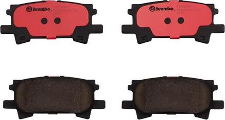 Brembo P83068N - Тормозные колодки, дисковые, комплект unicars.by