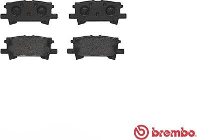 Brembo P 83 068 - Тормозные колодки, дисковые, комплект unicars.by