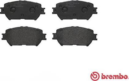 Brembo P 83 062 - Тормозные колодки, дисковые, комплект unicars.by