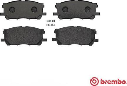 Brembo P 83 067 - Тормозные колодки, дисковые, комплект unicars.by