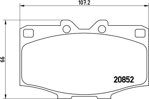 Brembo P 83 006 - Тормозные колодки, дисковые, комплект unicars.by