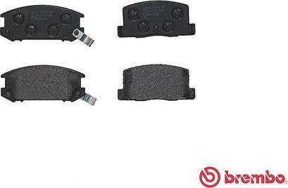 Brembo P 83 019 - Тормозные колодки, дисковые, комплект unicars.by