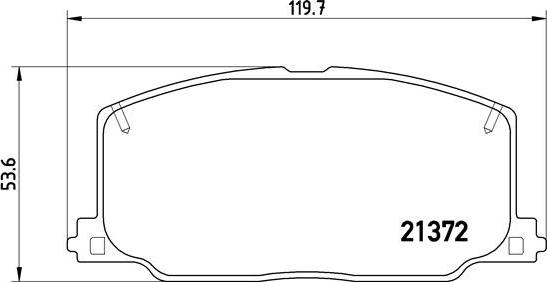 Brembo P 83 016 - Тормозные колодки, дисковые, комплект unicars.by