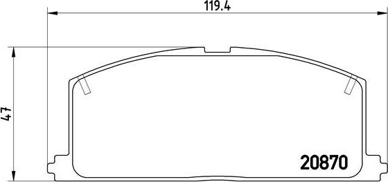 Brembo P 83 011 - Тормозные колодки, дисковые, комплект unicars.by