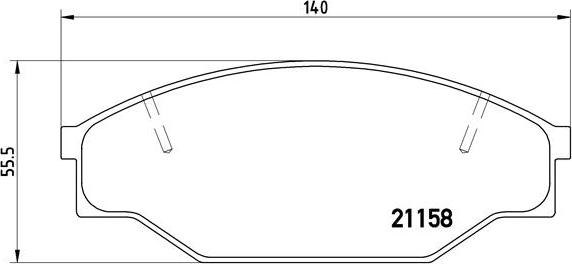 Brembo P 83 013 - Тормозные колодки, дисковые, комплект unicars.by