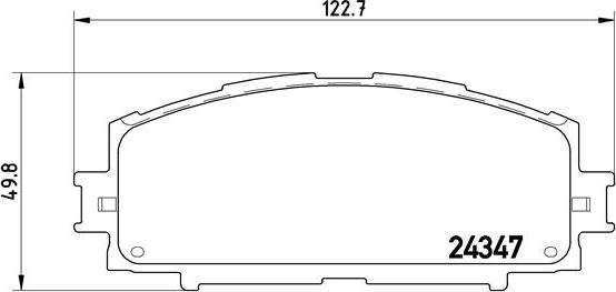 Brembo P 83 086 - Тормозные колодки, дисковые, комплект unicars.by