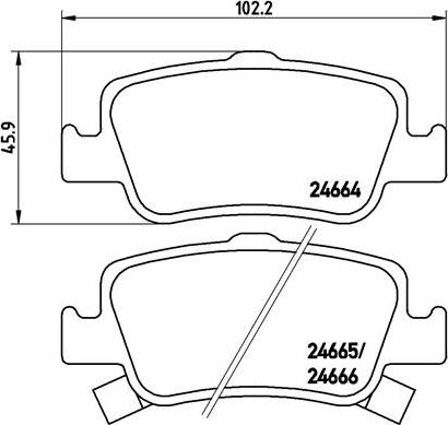 Brembo P 83 080X - Тормозные колодки, дисковые, комплект unicars.by