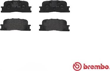 Brembo P 83 088 - Тормозные колодки, дисковые, комплект unicars.by