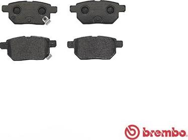 Brembo P 83 083 - Тормозные колодки, дисковые, комплект unicars.by