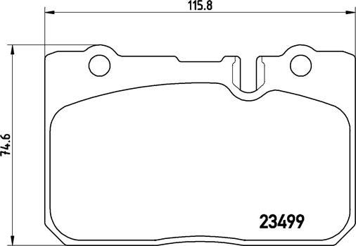 Brembo P 83 039 - Тормозные колодки, дисковые, комплект unicars.by