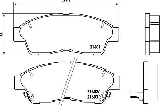 Brembo P 83 034 - Тормозные колодки, дисковые, комплект unicars.by