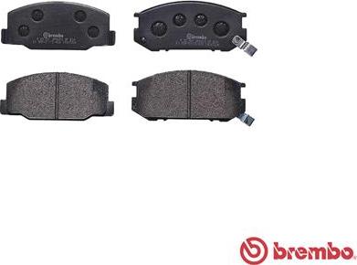 Brembo P 83 031 - Тормозные колодки, дисковые, комплект unicars.by