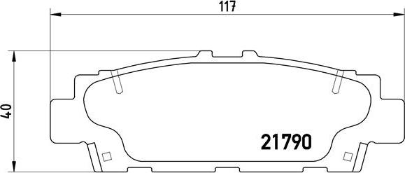 Brembo P 83 032 - Тормозные колодки, дисковые, комплект unicars.by