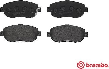 Brembo P 83 037 - Тормозные колодки, дисковые, комплект unicars.by