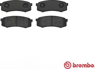 Brembo P 83 024 - Тормозные колодки, дисковые, комплект unicars.by