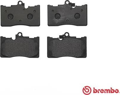 Brembo P 83 072 - Тормозные колодки, дисковые, комплект unicars.by