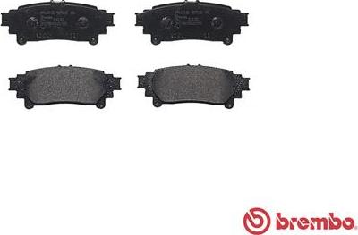 Brembo P 83 152 - Тормозные колодки, дисковые, комплект unicars.by