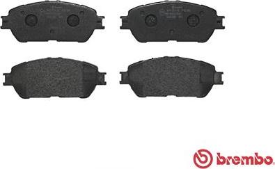 Brembo P 83 105 - Тормозные колодки, дисковые, комплект unicars.by