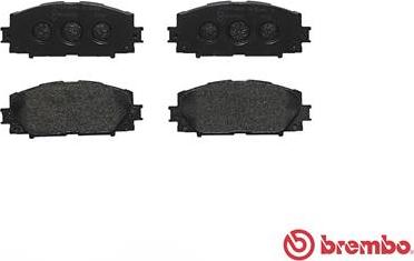 Brembo P 83 106 - Тормозные колодки, дисковые, комплект unicars.by